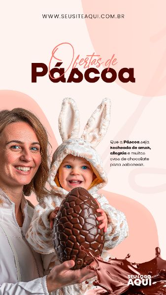 STORY - FELIZ PÁSCOA | PSD EDITÁVEL
