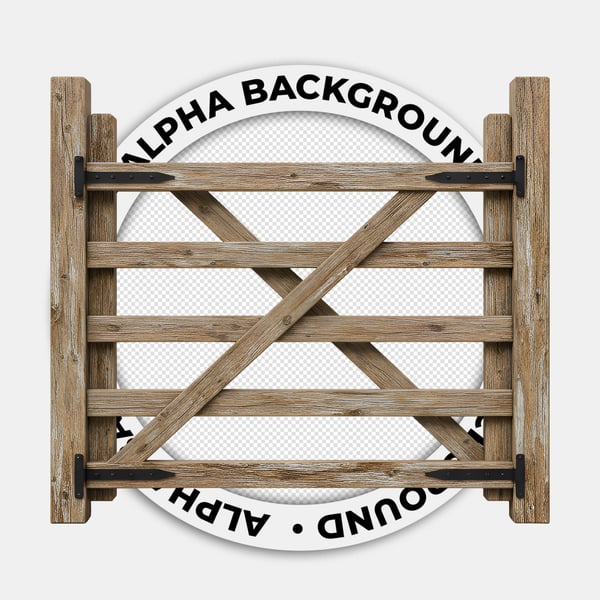 PORTÃO DE MADEIRA DE SÍTIO 1