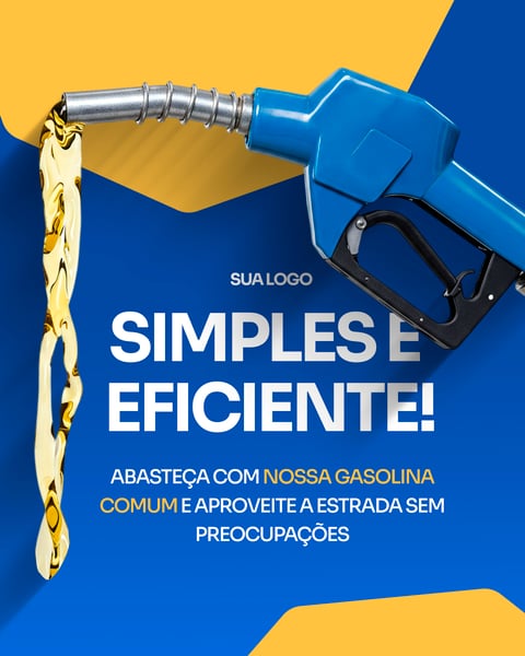 POSTO DE COMBUSTÍVEL - SIMPLES E EFICIENTE GASOLINA COMUM