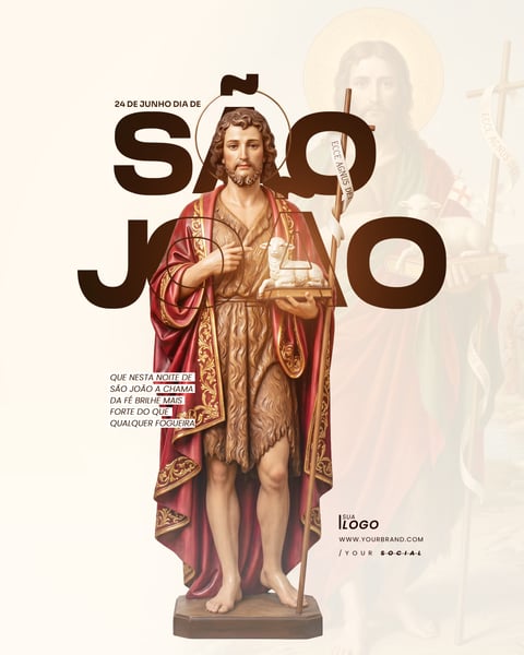 DIA DE SÃO JOÃO 24 DE JUNHO SOCIAL MEDIA PSD EDITÁVEL 4