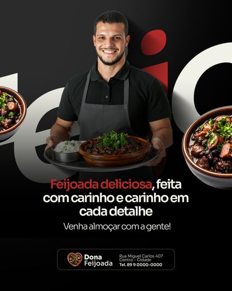 FEIJOADA - FEITA COM CARINHO