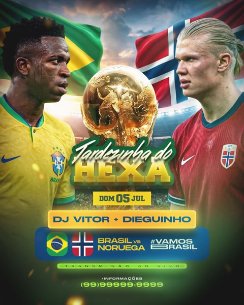 FLYER TARDEZINHA DO HEXA FEED PSD EDITÁVEL