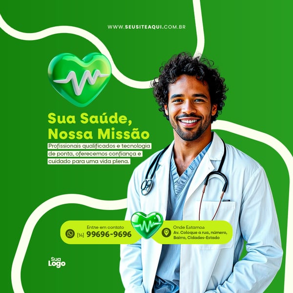 Feed Quadrado - Clinica Médica - Social Media