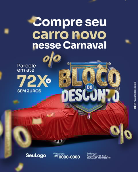 Bloco do Desconto Carros