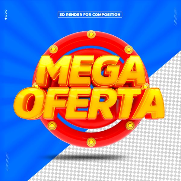 SELO 3D MEGA OFERTA