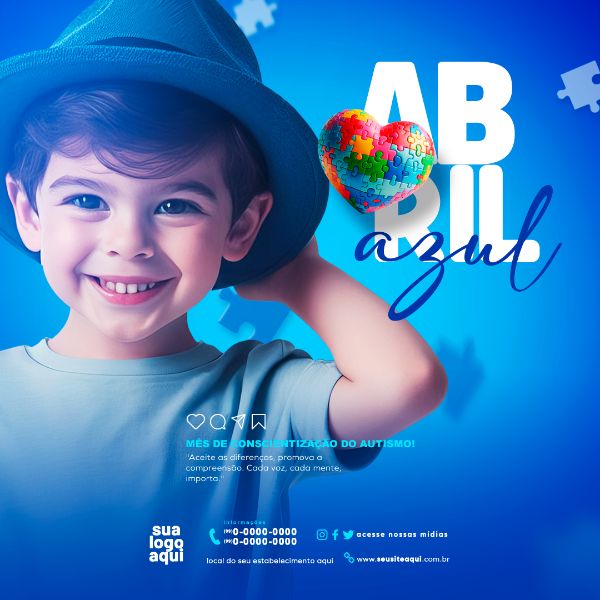 ABRIL AZUL CONSCIENTIZAÇÃO DO AUTISMO FEED