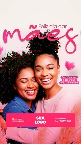DIA DAS MÃES SOCIAL MEDIA PSD EDITÁVEL