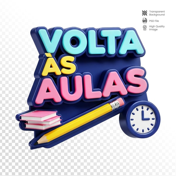 SELO 3D CAMPANHA PUBLICITARIA ESCOLAS VOLTA AULAS16