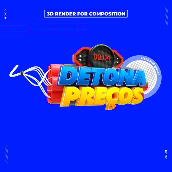 SELO 3D DETONA PREÇOS PARA COMPOSIÇÃO