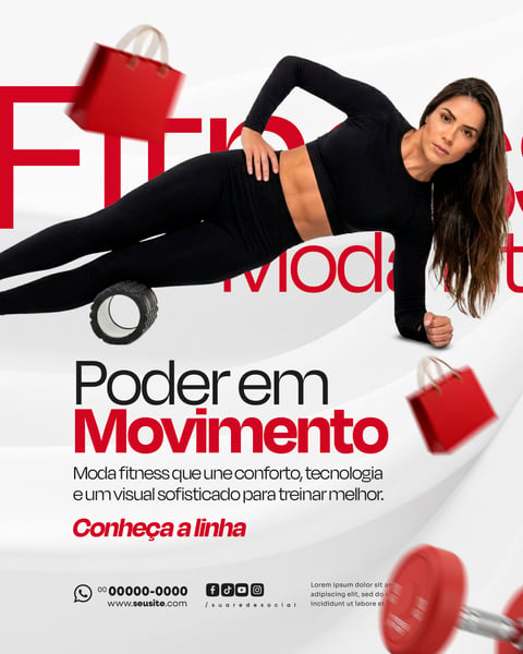LOJA DE MODA FITNESS SOCIAL MEDIA PSD EDITÁVEL 3