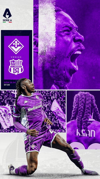 FLYER MATCHDAY MOISÉ KEAN FIORENTINA 1