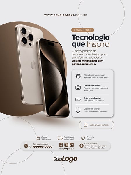 POST FEED LOJA E COMMERCE SOCIAL MEDIA TEMPLATE PSD EDITÁVEL 01