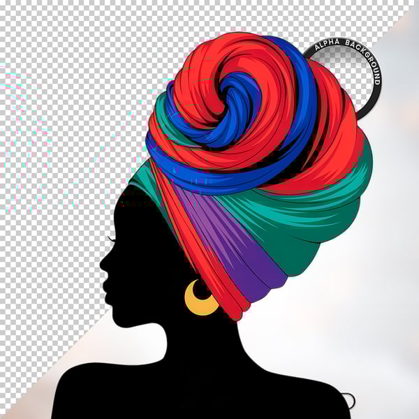 Pessoas Afro Negra 3D