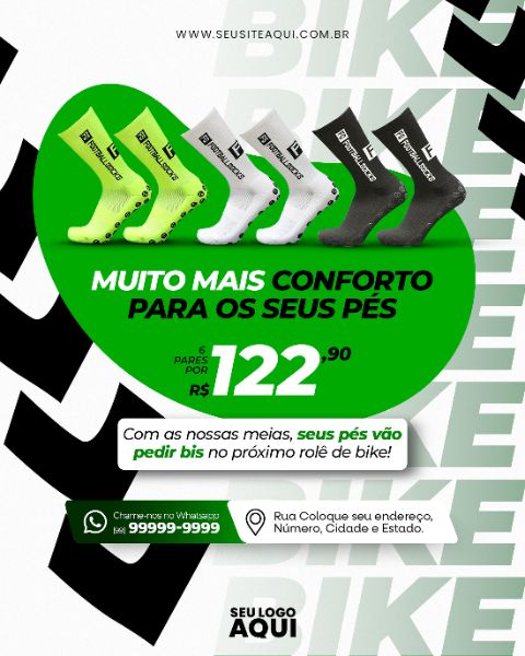 FEED - BICICLETARIA - SOCIAL MEDIA - BIKE - PSD EDITÁVEL