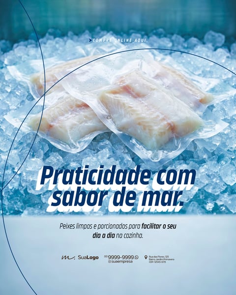 PEIXARIA PROMOÇÃO DE FRUTOS DO MAR E PEIXE FRESCO SOCIAL MEDIA PSD EDITÁVEL 5