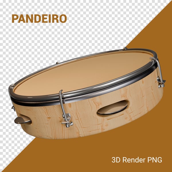 TNQ PANDEIRO 3D RENDER PNG PARA COMPOSIÇÃO (24)