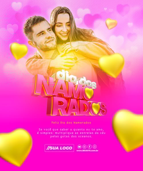 DIA DOS NAMORADOS DATA COMEMORATIVA REDES SOCIAIS