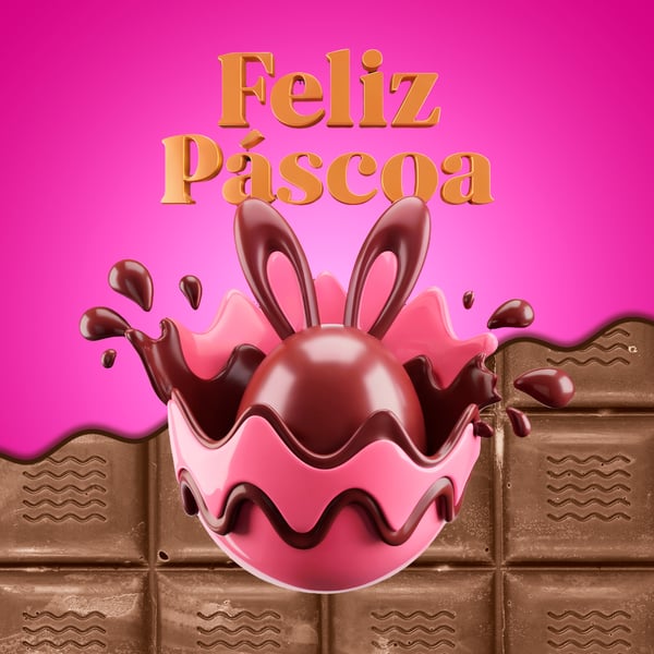 HXH ELEMENTO 3D OARA COMPOSIÇÃO DE ARTES DE PÁSCOA MODELO 34