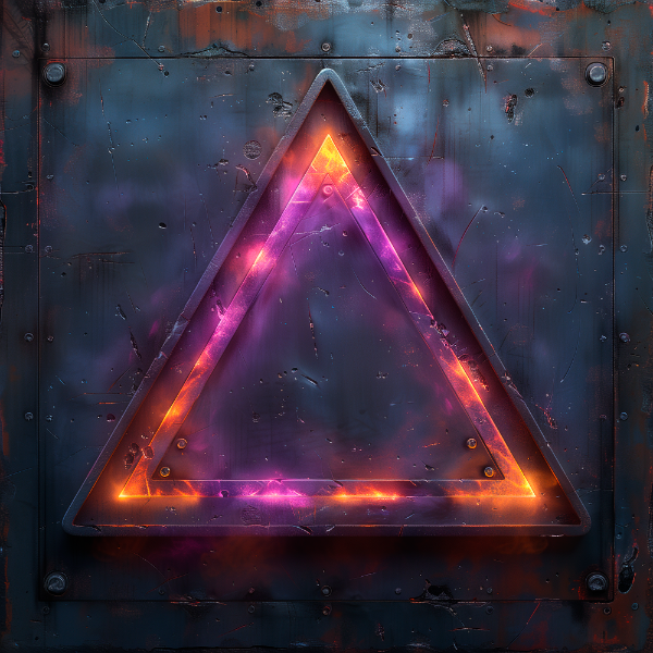 ELEMENTO 3D FUTURISTA | COM LUZES NEON | IMAGEM