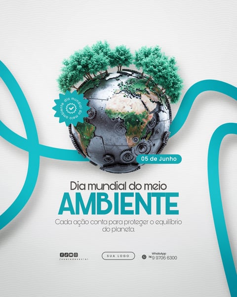 05 DE JUNHO - DIA MUNDIAL DO MEIO AMBIENTE SOCIAL MEDIA PSD EDITÁVEL 81