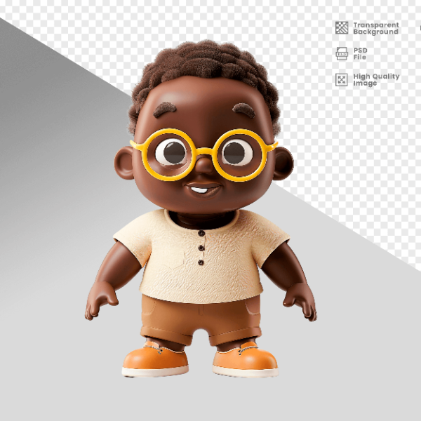 MASCOTE 3D PERSONAGEM PARA COMPOSIÇÃO