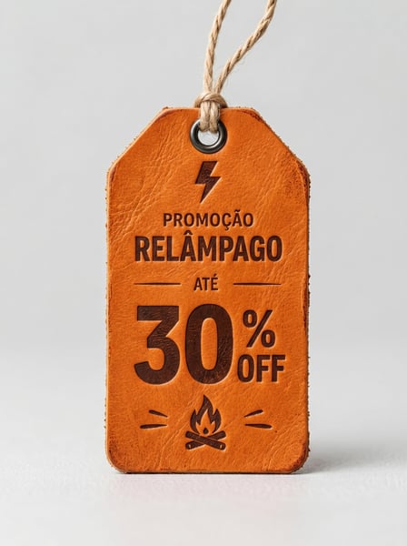 Tags de couro com 30 de desconto roupas 01