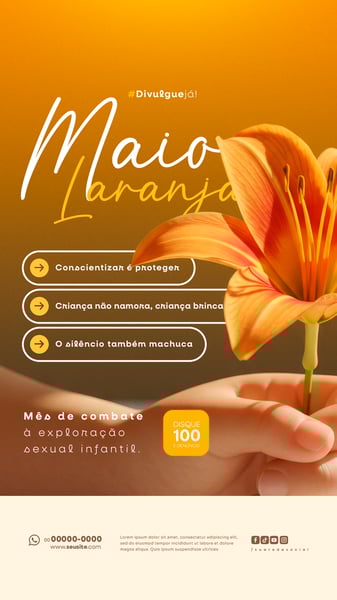OYL MAIO LARANJA CAMPANHA DE COMBATE À EXPLORAÇÃO SEXUAL INFANTIL STORY (5)