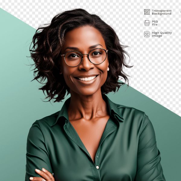 MULHER COM CAMISA VERDE