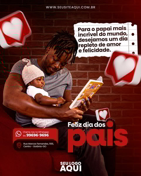 POST - FELIZ DIA DOS PAIS - PARA O PAPAI MAIS INCRÍVEL DO MUNDO!