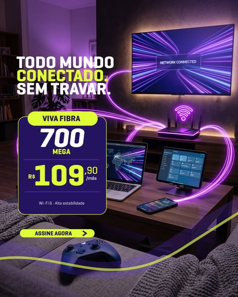 Social Media PROVEDOR DE INTERNET FEED PSD EDITÁVEL 10
