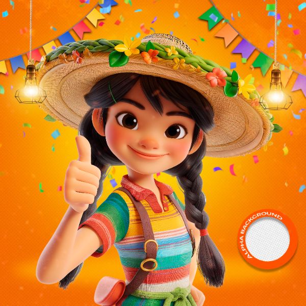 MASCOTES DE FESTA JUNINA MODELO 30