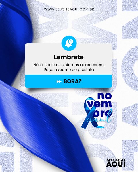 FEED PSD | NOVEMBRO AZUL | SOCIAL MEDIA | APOIE ESSA CAUSA