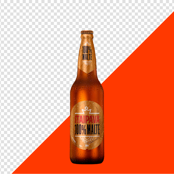 GARRAFA CERVEJA ITAIPAVA 100% MALTE PNG TRANSPARENTE SEM FUNDO