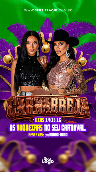 STORY BLOCO CARNAVAL SOCIAL MEDIA PSD EDITÁVEL 09