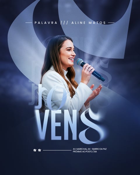 FLYER GOSPEL CULTO DOMINGO DE LOUVOR E ADORAÇÃO IGREJA SOCIAL MEDIA PSD EDITÁVEL