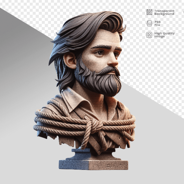 MASCOT 3D TIRADENTES  - 21  DE ABRIL DIA DE TIRADENTES