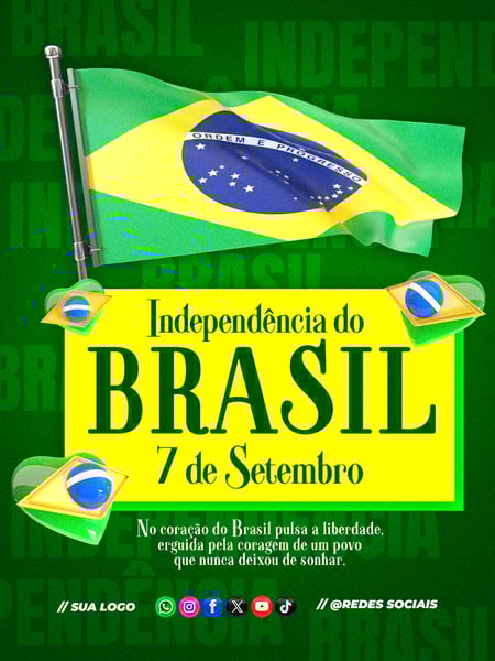 Dia da Independência do Brasil 07 de Setembro