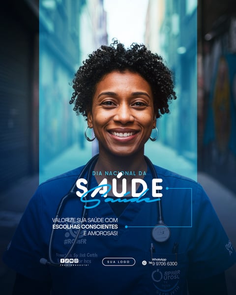 DIA NACIONAL DA SAÚDE 05 DE AGOSTO FLYER SOCIAL MEDIA PSD EDITÁVEL 7