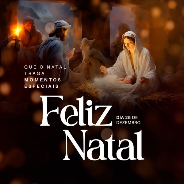 KUP FEED NATAL 25 DE DEZEMBRO PSD EDITÁVEL
