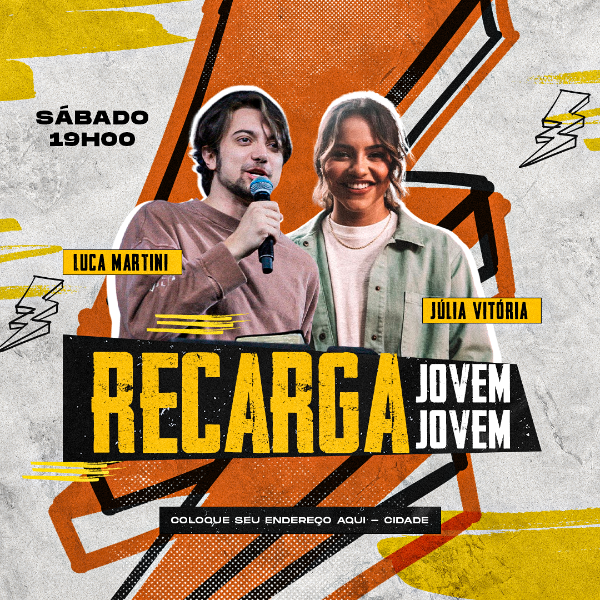 FLYER GOSPEL - RECARGA JOVEM - FEED
