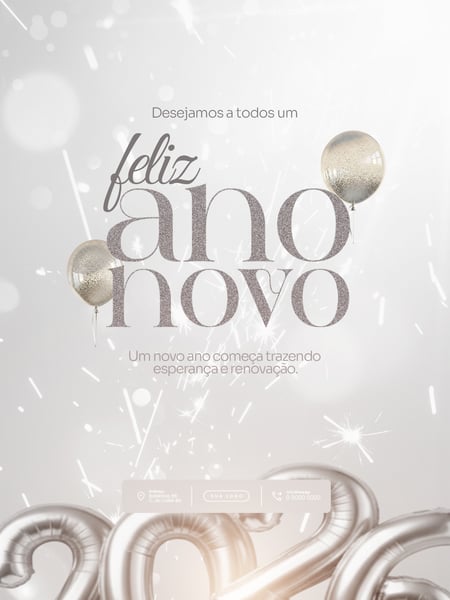 FLYER FELIZ ANO NOVO 2026 PSD EDITÁVEL 1