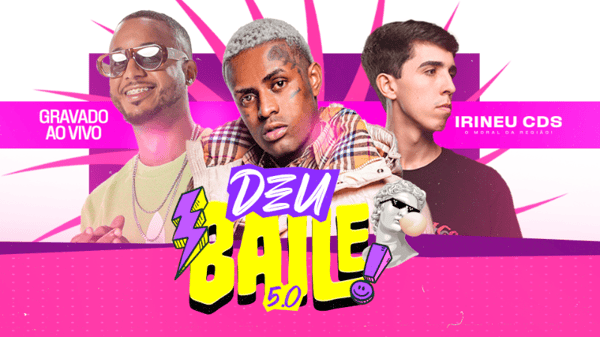 FLYER THUMB CAPA CD BANNER YOUTUBE DEU BAILE 5.0 PSD EDITÁVEL