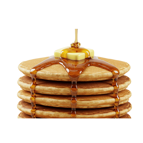 PANQUECAS AMERICANAS COM MANTEIGA E CALDA 2