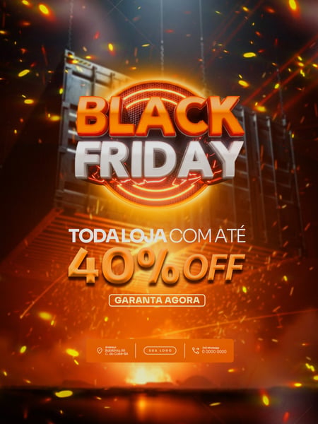 FLYER ESQUENTA BLACK FRIDAY PSD EDITÁVEL 5