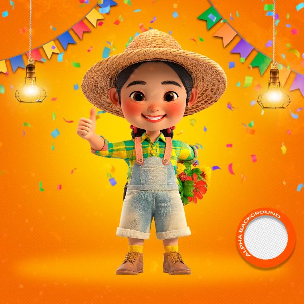 MASCOTES DE FESTA JUNINA MODELO 26