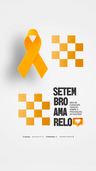 SETEMBRO AMARELO CONSCIENTIZAÇÃO PREVENÇÃO SUICÍDIO PSD 10