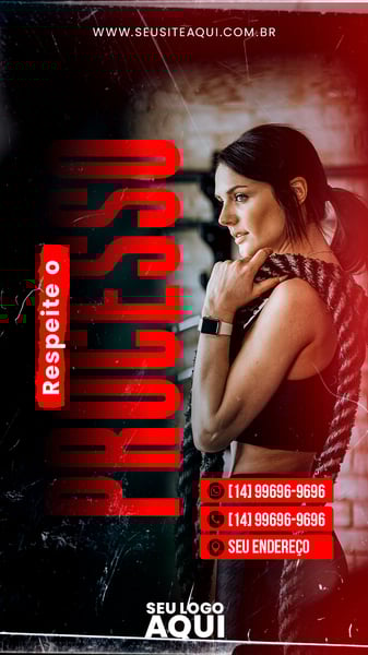 POST STORY - ACADEMIA - RESPEITE O PROCESSO!