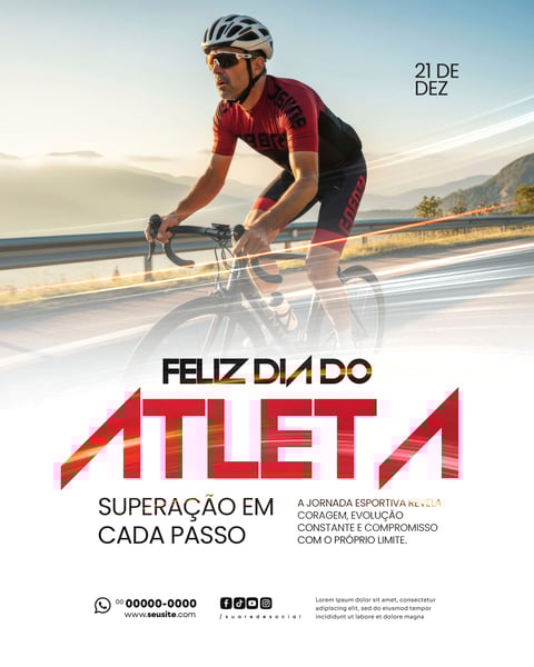 DIA DO ATLETA 21 DE DEZEMBRO SOCIAL MEDIA PSD EDITÁVEL 3