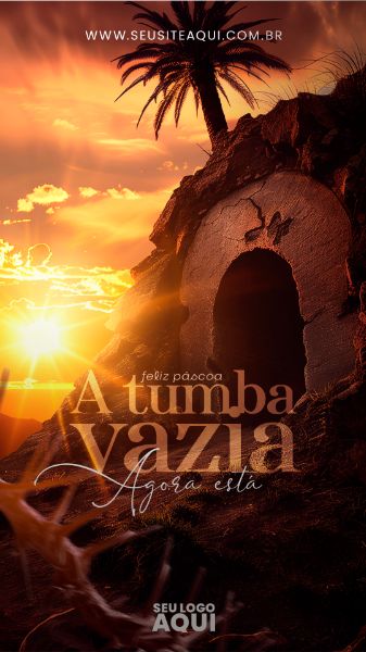 STORY - PÁSCOA | JESUS | PSD EDITÁVEL