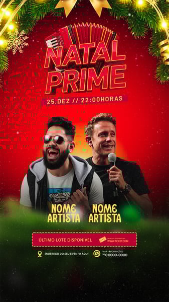 NATAL PRIME SHOW EVENTO STORY